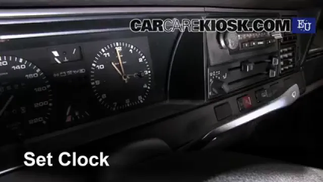 1985 Volkswagen Passat C Estate 1.6L 4 Cyl. Diesel Reloj Fijar hora de reloj